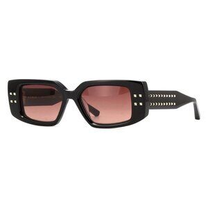 A1183Z New VALENTINO V-Cinque Black Square VLS-108 A Sunglasses Women